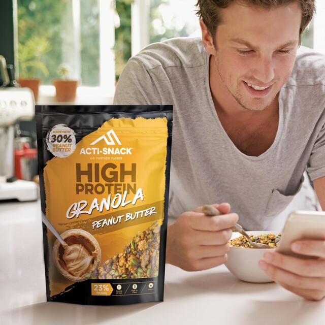 Acti-Snack High Protein Peanut Butter Granola thumbnail 3