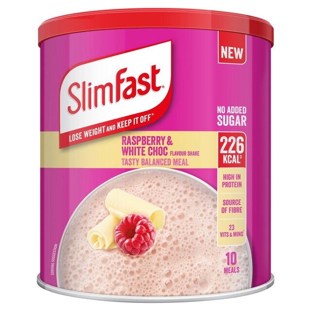 SlimFast Raspberry & White Chocolate Powder Tin