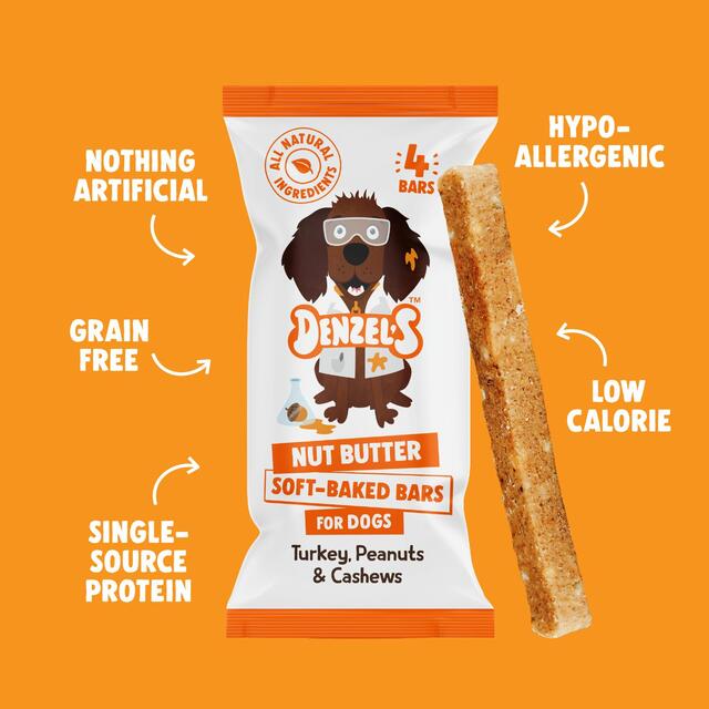 Denzel's Nut Butter Soft-Baked Bars for Dogs thumbnail 3