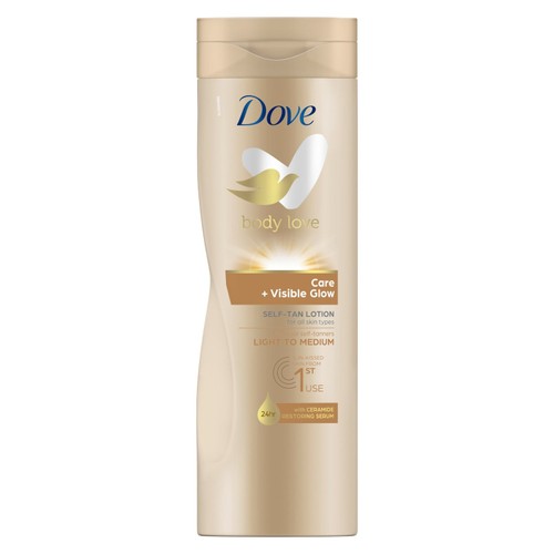 Dove Visible Glow Fair to medium self tan lotion