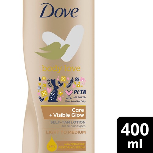 Dove Visible Glow Fair to medium self tan lotion thumbnail 2
