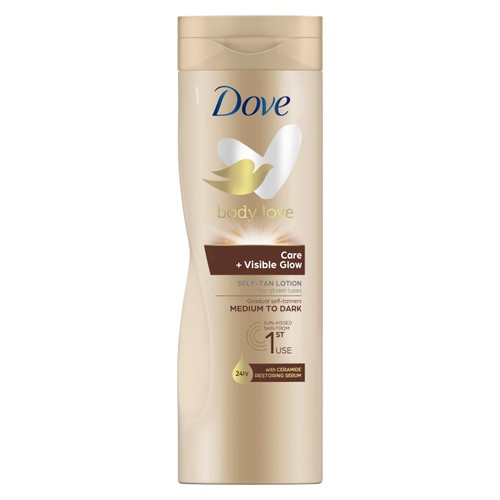 Dove Visible Glow Medium to Dark self tan lotion