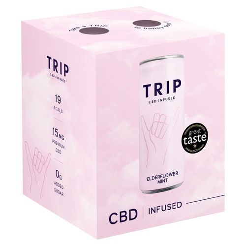 TRIP CBD Infused Elderflower Mint thumbnail 2
