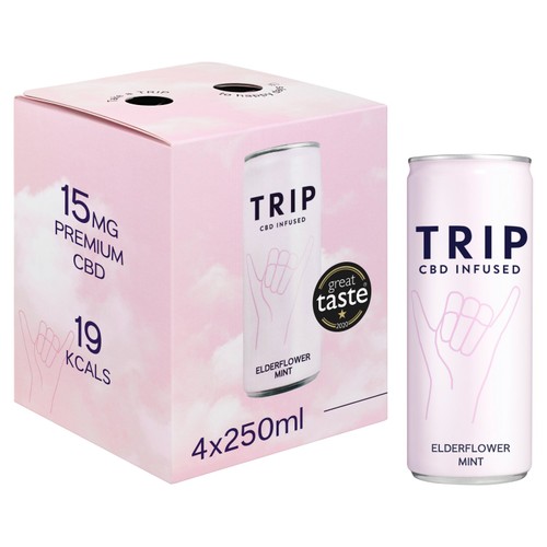 TRIP CBD Infused Elderflower Mint thumbnail 5