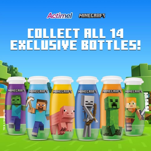 Actimel Kids Strawberry Banana Yoghurt Drink thumbnail 7