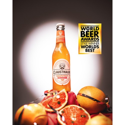 Clausthaler Grapefruit Radler Alcohol Free 0.0%  thumbnail 5