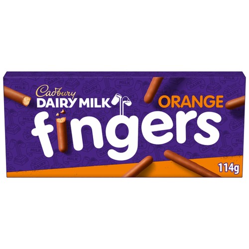 Cadbury Fingers Milk Chocolate Orange Biscuits