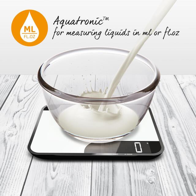 Salter 1064 WHDR Salter Super Clear White Glass Scale thumbnail 5