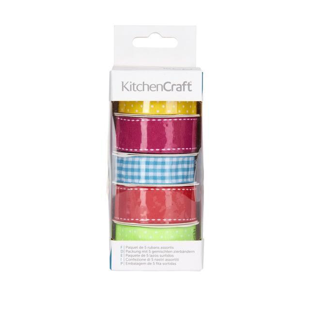 KitchenCraft Sweetly Does It Cake Decorating Ribbon, Bright Colours thumbnail 2