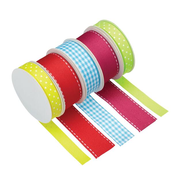 KitchenCraft Sweetly Does It Cake Decorating Ribbon, Bright Colours thumbnail 3