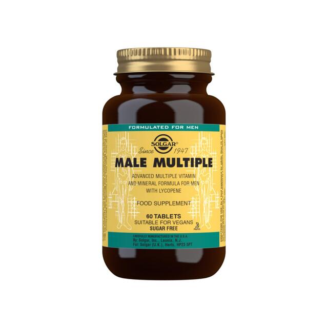 Solgar Male Multiple Multivitamin Supplement Tablets