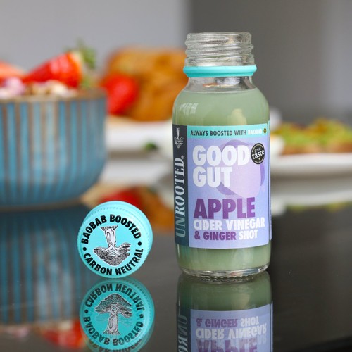 UNROOTED Apple Cider Vinegar, Ginger & Baobab Single Shot thumbnail 2