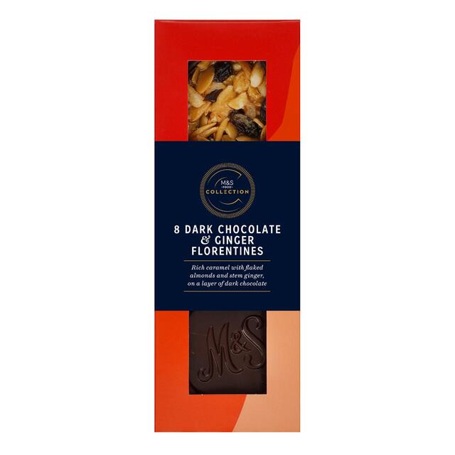M&S Dark Chocolate & Ginger Florentines