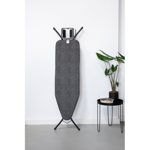 Brabantia 124cm x 38cm Denim Black Ironing Board Cover 2mm foam  thumbnail 2