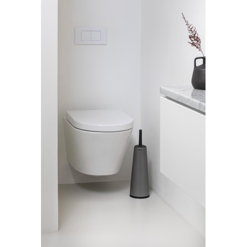 Brabantia ReNew Toilet Brush & Holder, Platinum thumbnail 4