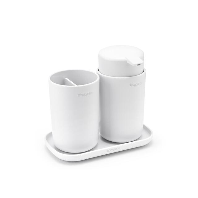 Brabantia Bathroom Accessory Set of 3 White thumbnail 5