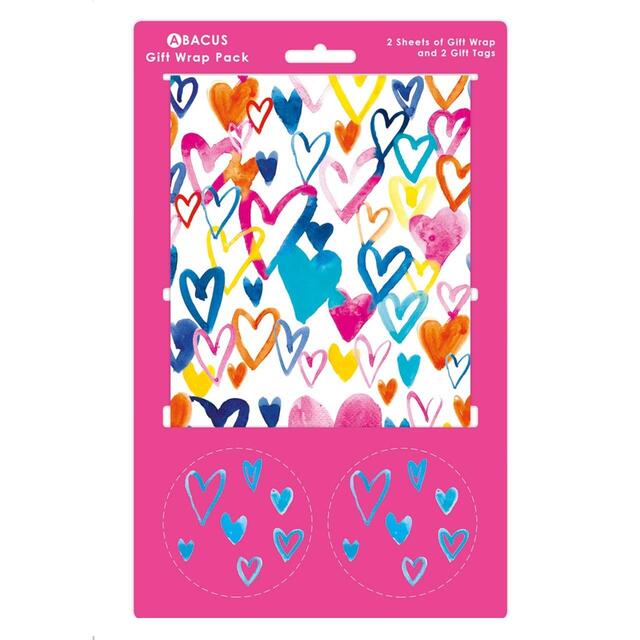 Hearts Gift Wrap Sheets & Tags thumbnail 3