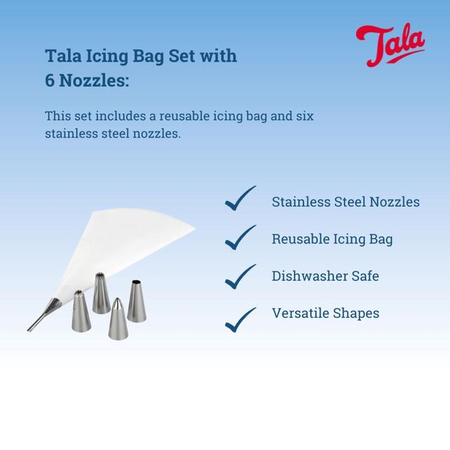 Tala Icing Bag Set with 5 Nozzles thumbnail 4