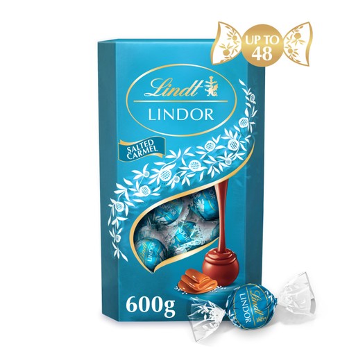 Lindt Lindor Salted Caramel Chocolate Truffles Extra Large Box thumbnail 3