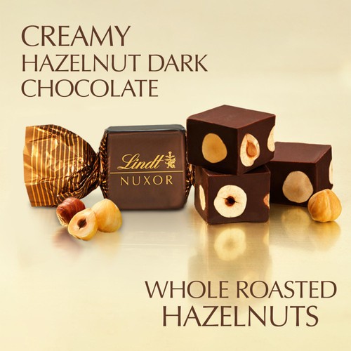 Lindt NUXOR Dark Gianduja Chocolate with Hazelnuts thumbnail 2
