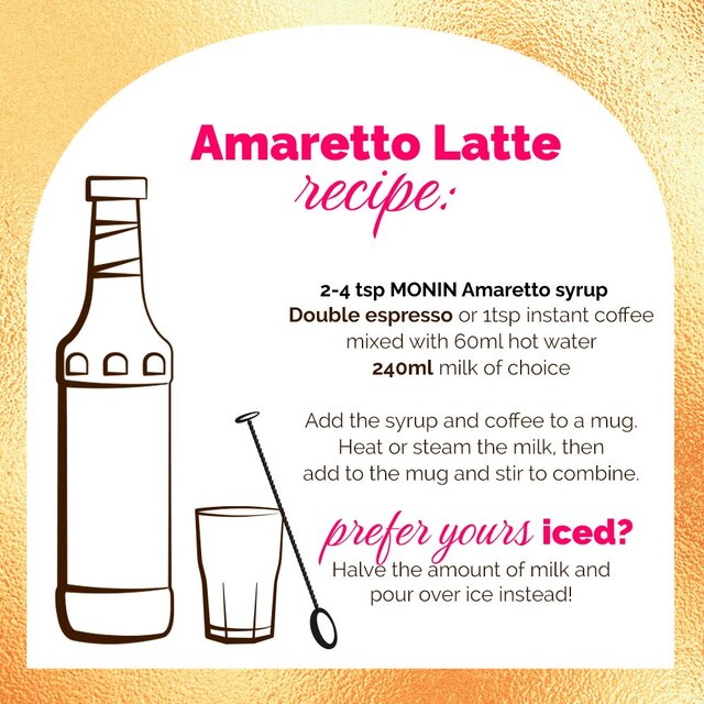 Monin Amaretto Syrup thumbnail 5