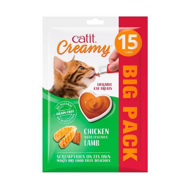 Catit Creamy Chicken & Lamb Cat Treats