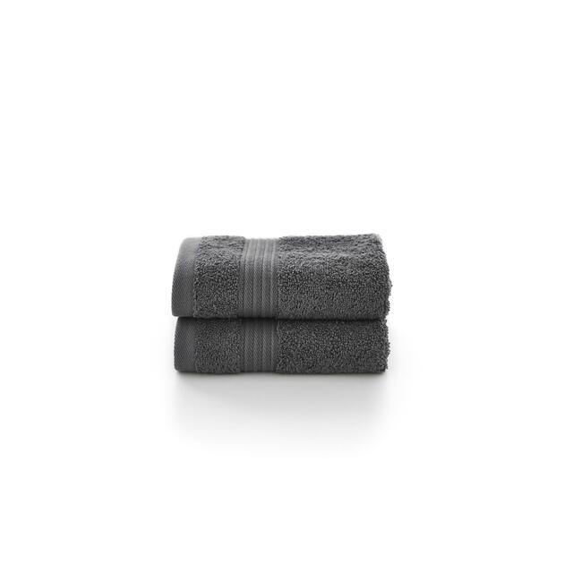 Bliss 100% Pima Cotton Face Cloths, Carbon