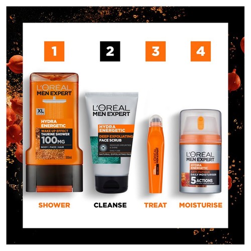 L'Oreal Men Expert Hydra Energetic Deep Exfoliating Scrub thumbnail 2