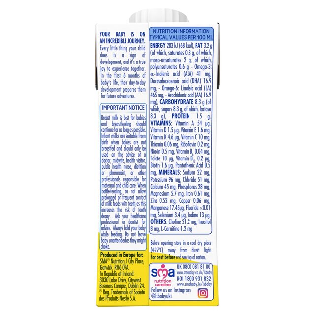 SMA Little Steps First Infant Milk From Birth thumbnail 8