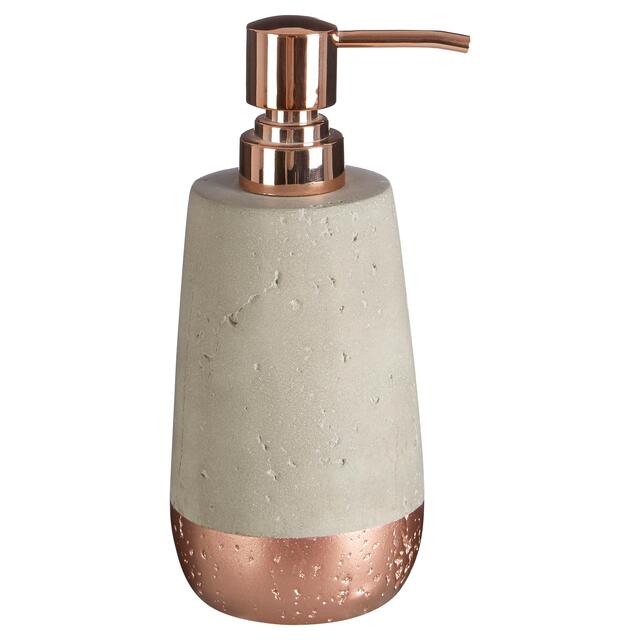 Premier Housewares Lotion/Soap Dispenser, Neptune, Copper and Concrete thumbnail 2