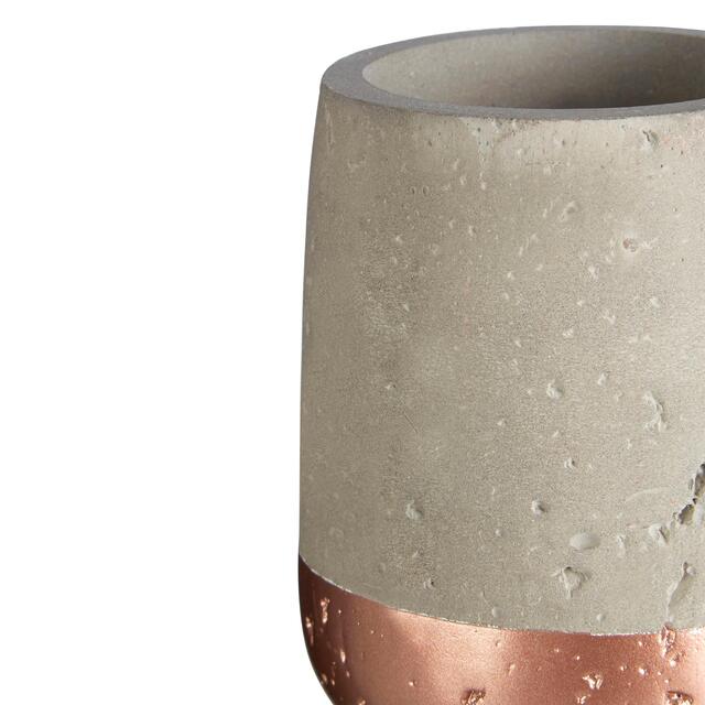 Premier Housewares Neptune Tumbler, Concrete and Copper thumbnail 3
