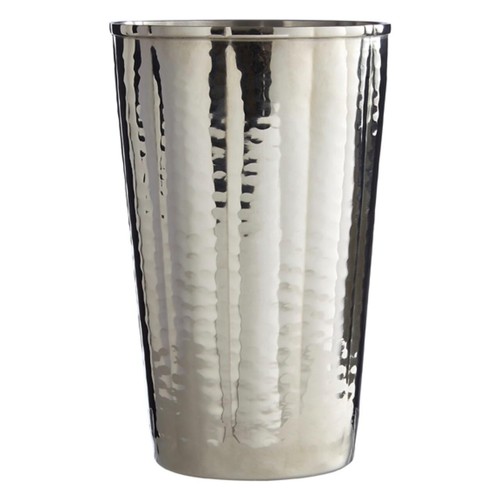 Premier Housewares Tumbler, Hammered Effect, Nickel Finish thumbnail 2