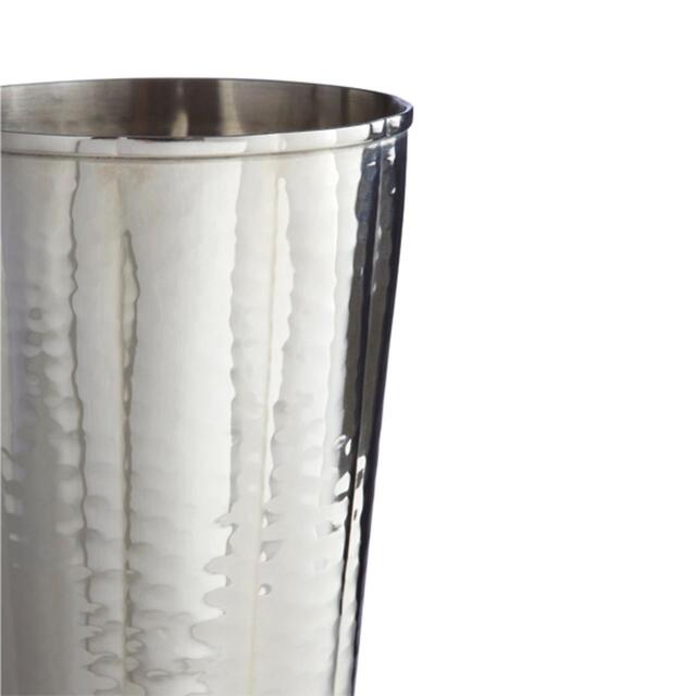 Premier Housewares Tumbler, Hammered Effect, Nickel Finish thumbnail 3