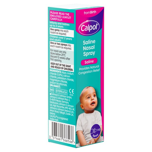 Calpol Saline Nasal Spray Suitable from Birth thumbnail 3