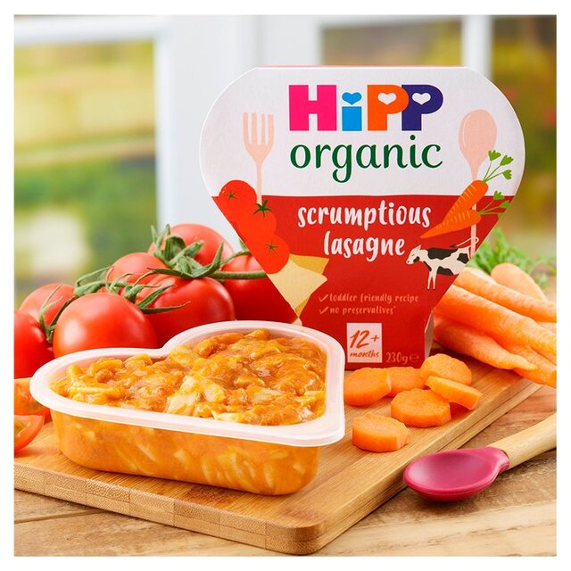 HiPP Organic Scrumptious Lasagne Toddler Tray Meal 12+ Months thumbnail 2