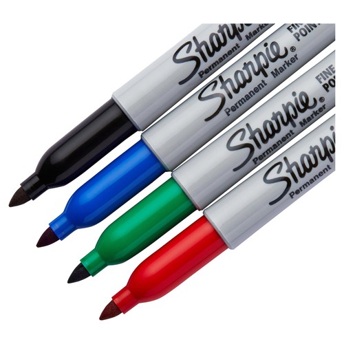 Sharpie Permanent Marker Pens Assorted Colours thumbnail 2
