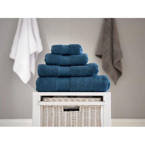 Bliss 100% Pima Cotton Bath Sheet, Petrol thumbnail 2