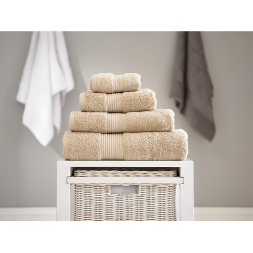 Bliss 100% Pima Cotton Bath Sheet, Biscuit thumbnail 2