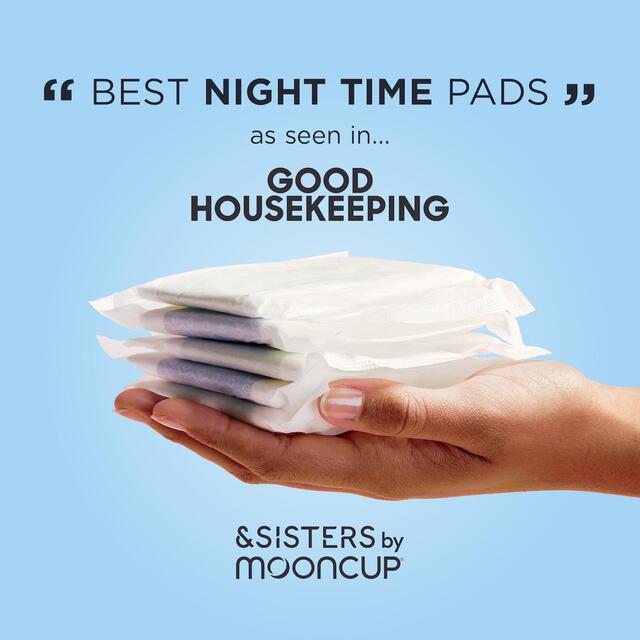 &SISTERS by Mooncup Organic Cotton Pads, Heavy/Night thumbnail 5