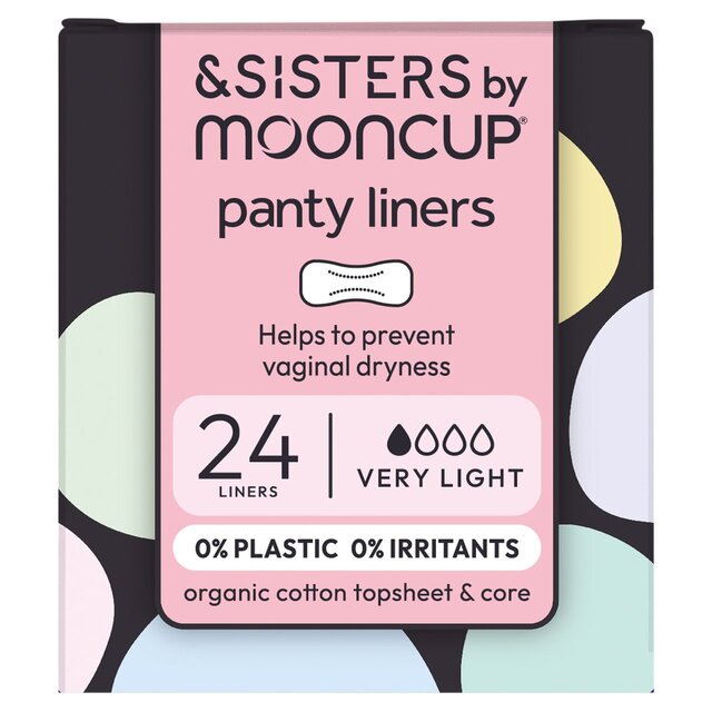 &SISTERS by Mooncup Organic Liners, Toxin-free, Bio-wrapped