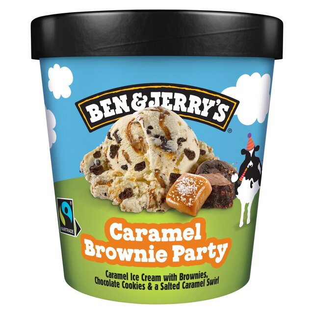 Ben & Jerry's Caramel Brownie Party Ice Cream Tub