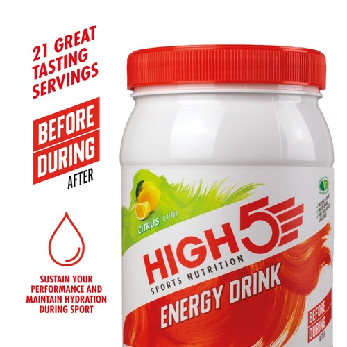 HIGH5 Energy Drink Powder Citrus thumbnail 3
