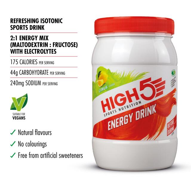 HIGH5 Energy Drink Powder Citrus thumbnail 2