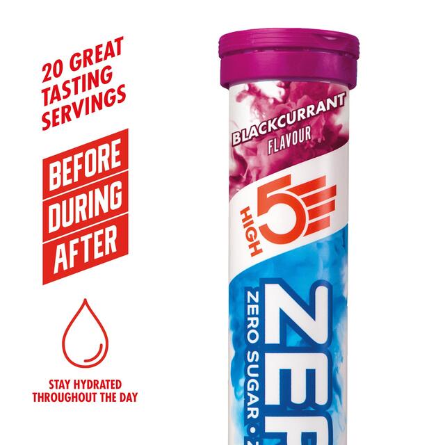 HIGH5 ZERO Blackcurrant Electrolyte Sports Drink Tablets thumbnail 3