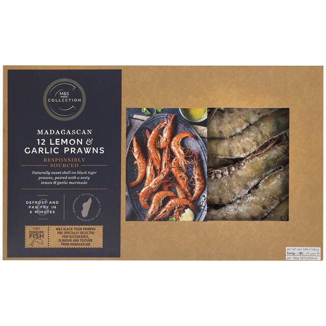 M&S Lemon & Herb Madagascan Prawns