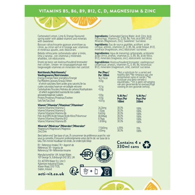 ACTI-VIT Multipack Lemon, Lime & Orange thumbnail 5