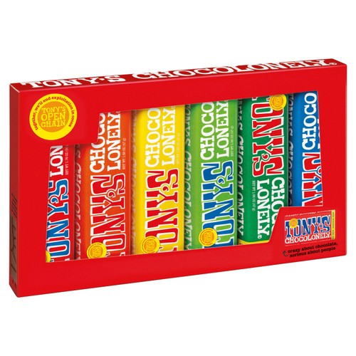 Tony's Chocolonely Rainbow Tasting Pack Fairtrade thumbnail 3