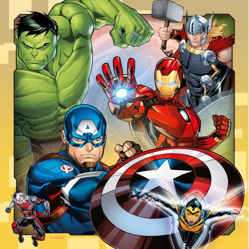 Ravensburger Marvel Avengers Assemble, 3x 49 piece Jigsaw Puzzles thumbnail 2