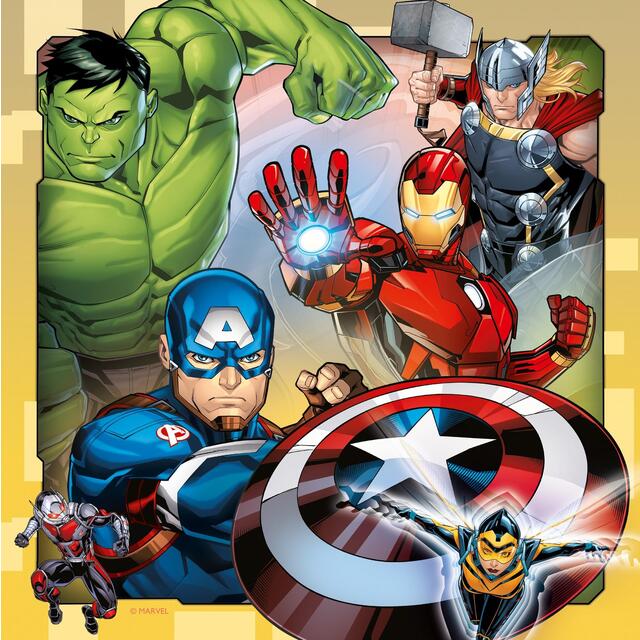 Ravensburger Marvel Avengers Assemble, 3x 49 piece Jigsaw Puzzles thumbnail 2