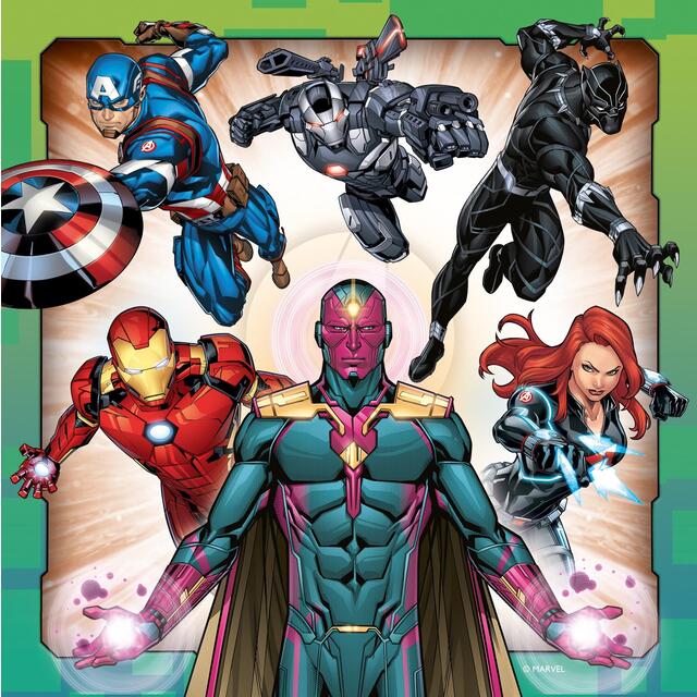 Ravensburger Marvel Avengers Assemble, 3x 49 piece Jigsaw Puzzles thumbnail 4